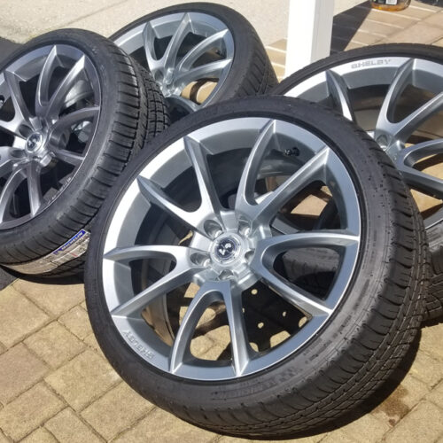 20″ American Muscle Shelby Rims and Michelin Pilot Sport AS3+