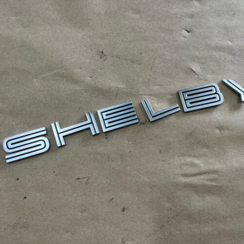 2007-2014 Ford Mustang Shelby GT500 Decklid Shelby Trunk Letters Emblems