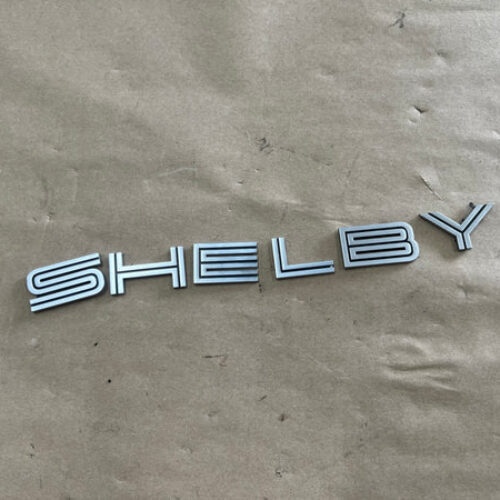 2007-2014 Ford Mustang Shelby GT500 Decklid Shelby Trunk Letters Emblems