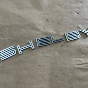 2007-2014 Ford Mustang Shelby GT500 Decklid Shelby Trunk Letters Emblems