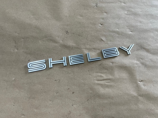 2007-2014 Ford Mustang Shelby GT500 Decklid Shelby Trunk Letters Emblems