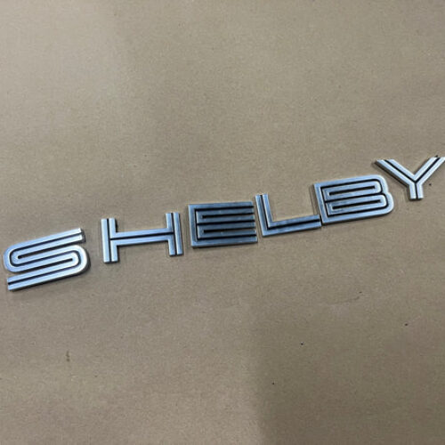 2007-2014 Ford Mustang Shelby GT500 Decklid Shelby Trunk Letters Emblems