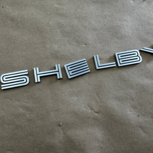 2007-2014 Ford Mustang Shelby GT500 Decklid Shelby Trunk Letters Emblems