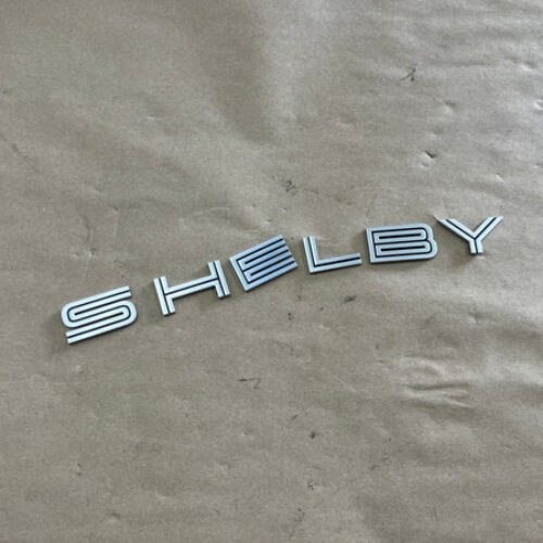 2007-2014 Ford Mustang Shelby GT500 Decklid Shelby Trunk Letters Emblems