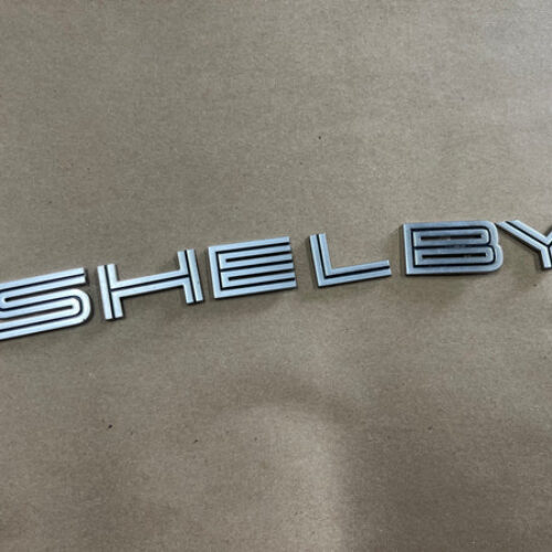 2007-2014 Ford Mustang Shelby GT500 Decklid Shelby Trunk Letters Emblems