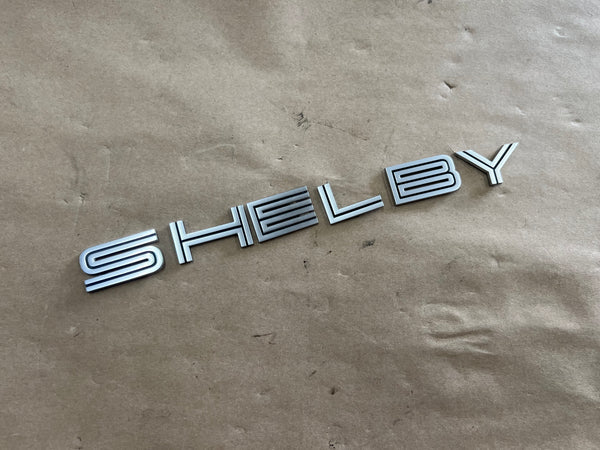 2007-2014 Ford Mustang Shelby GT500 Decklid Shelby Trunk Letters Emblems - Image 2
