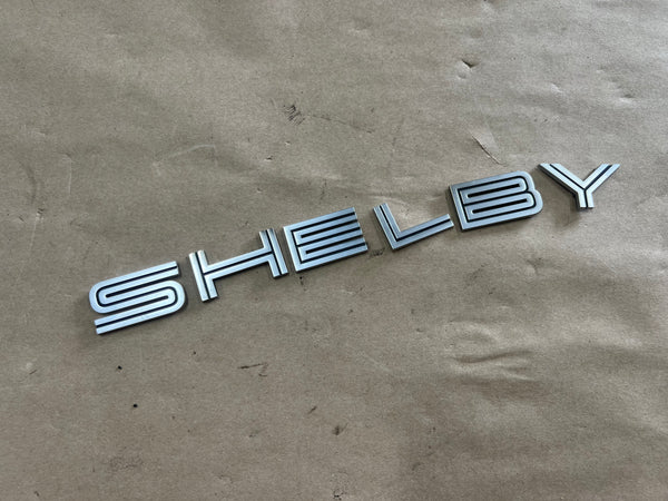 2007-2014 Ford Mustang Shelby GT500 Decklid Shelby Trunk Letters Emblems - Image 2