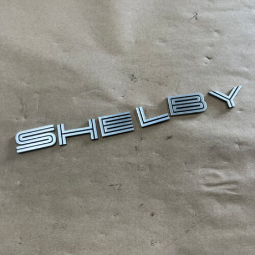 2007-2014 Ford Mustang Shelby GT500 Decklid Shelby Trunk Letters Emblems