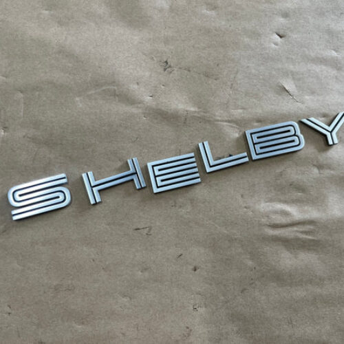 2007-2014 Ford Mustang Shelby GT500 Decklid Shelby Trunk Letters Emblems