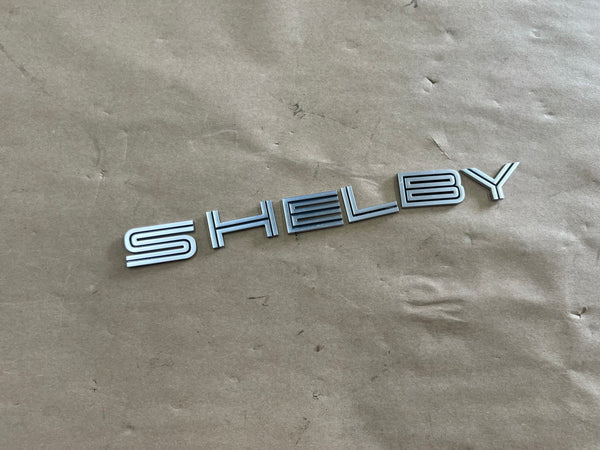 2007-2014 Ford Mustang Shelby GT500 Decklid Shelby Trunk Letters Emblems