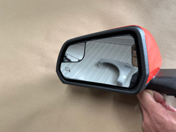 2015-2020 Ford Mustang GT LH Driver Side Mirror "Competition Orange" - Image 4