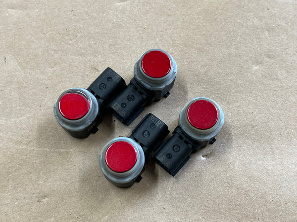 2015-2021 Ford Mustang GT Parking Assist Sensors (4) D4 Rapid Red - Image 2