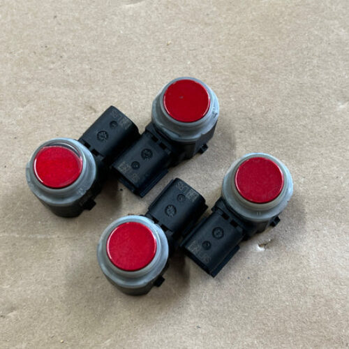 2015-2021 Ford Mustang GT Parking Assist Sensors (4) D4 Rapid Red