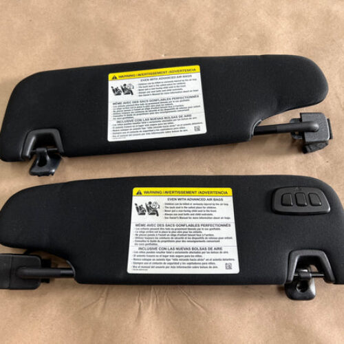 2015-2022 Ford Mustang GT Coupe Sun Visors Pair “Home link”