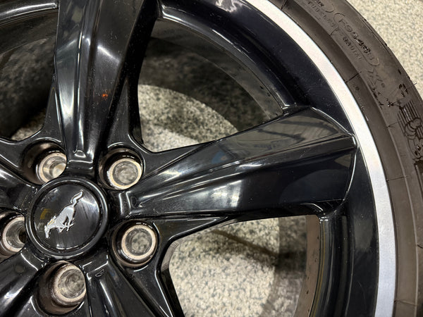 2015-2023 Ford Mustang Bullitt 5.0 19x9.0" Wheel Rim 255/40/19 Michelin - Image 3