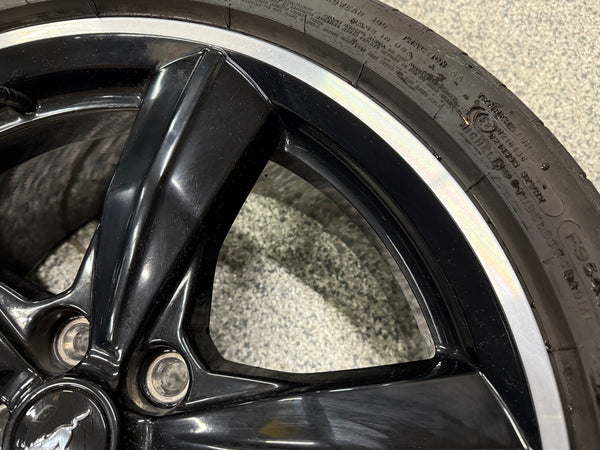 2015-2023 Ford Mustang Bullitt 5.0 19x9.0" Wheel Rim 255/40/19 Michelin - Image 4