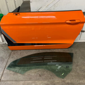 2015-2023 Ford Mustang GT EcoBoost LH Driver Side Door Complete w/Glass CA