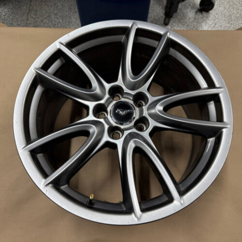 2015-2023 Ford Mustang GT Silver Wheel Rim 19×9″