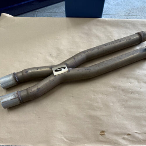 2015-2023 Ford Mustang GT Steeda Resonator Delete X-Pipe – Aftermarket