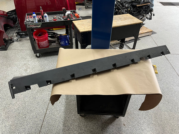 2015-2023 Ford Mustang GT V6 RH Passenger Side Skirt Molding "Silver" - Image 2