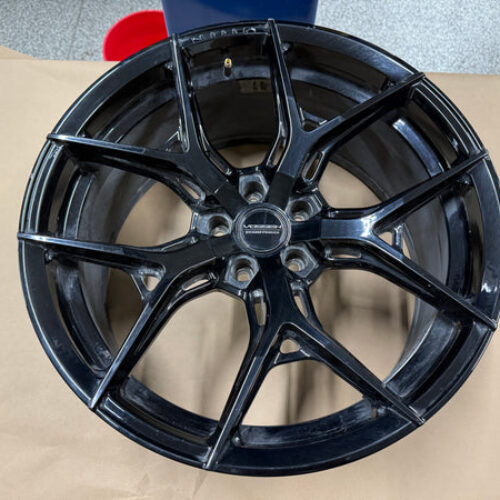 2015-2025 Ford Mustang Vossen Hybrid Forged HF5 Gloss Black Wheel Rim 20×9.5″