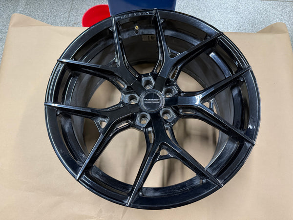 2015-2025 Ford Mustang Vossen Hybrid Forged HF5 Gloss Black Wheel Rim 20x9.5" - Image 2