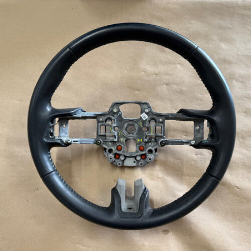 2018-2023 Ford Mustang Bare Leather Steering Wheel Black “Auto”