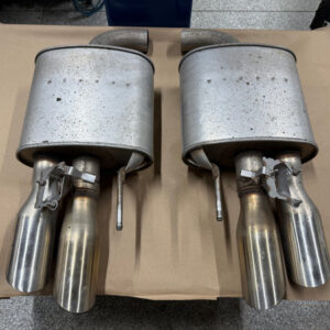 2018-2023 Ford Mustang GT Active Exhaust Quad Tip Mufflers 28k miles