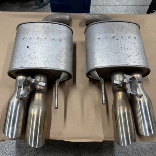 2018-2023 Ford Mustang GT Active Exhaust Quad Tip Mufflers 28k miles