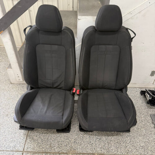 2018-2023 Ford Mustang GT Black Cloth Seats Coupe Front Power Seats