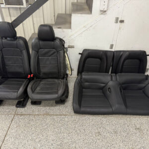 2018-2023 Ford Mustang GT Black Leather Coupe Front Rear Power Seats