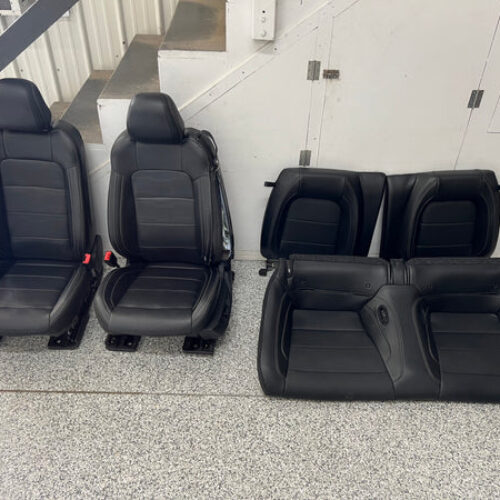 2018-2023 Ford Mustang GT Black Leather Coupe Front Rear Power Seats Heat Cooled