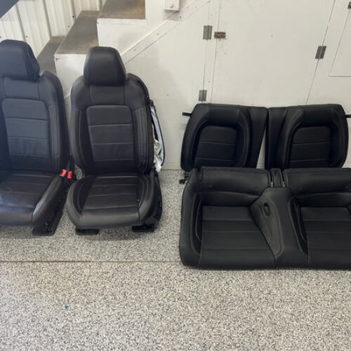 2018-2023 Ford Mustang GT Black Leather Coupe Front Rear Power Seats Heat Cooled