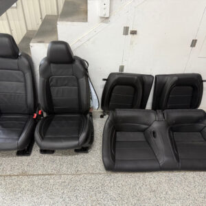 2018-2023 Ford Mustang GT Black Leather Coupe Front Rear Power Seats Heat/Cooled