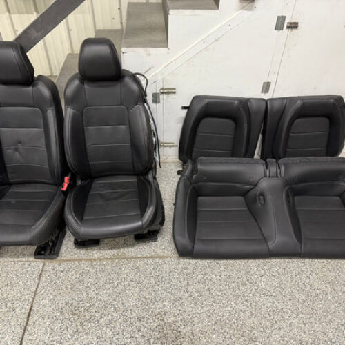 2018-2023 Ford Mustang GT Black Leather Coupe Front Rear Power Seats Heat/Cooled