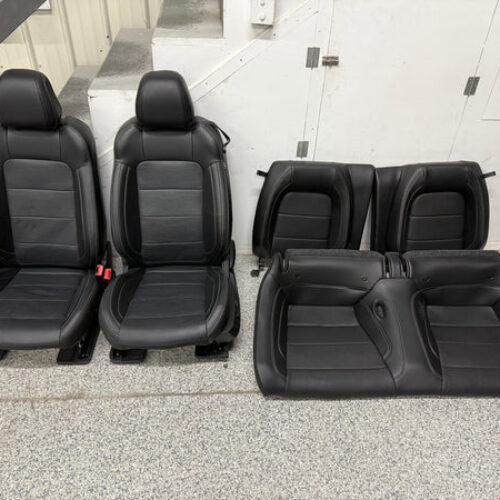 2018-2023 Ford Mustang GT Black Leather Coupe Front Rear Power Seats Heat Cooled