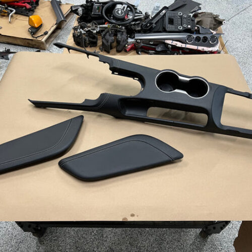 2018-2023 Ford Mustang GT Center Console Top Interior Trim Pieces Leather
