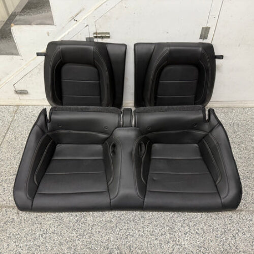 2018-2023 Ford Mustang GT Coupe Rear Seats Black Leather