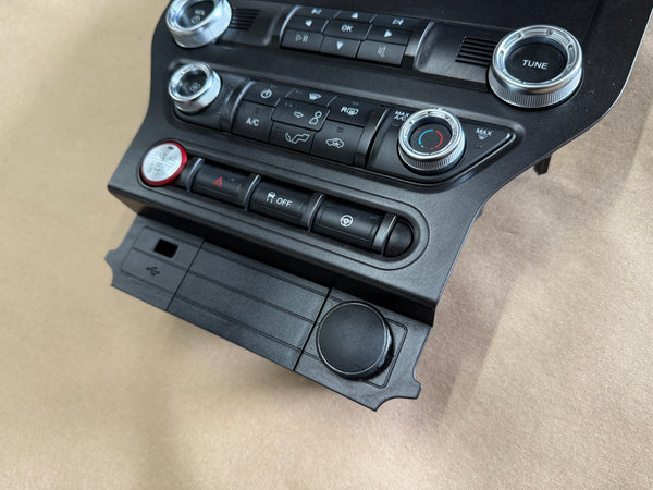 2018-2023 Ford Mustang GT Face Plate Radio Trim Piece - Image 3