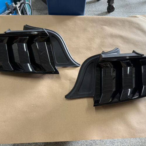 2018-2023 Ford Mustang GT GT500 Eco boost RH LH Tail Lights Pair Smoked Covers