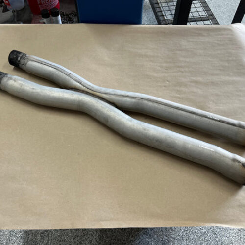 2018-2023 Ford Mustang GT Resonator Delete Unknown Brand X-Pipe – Aftermarket