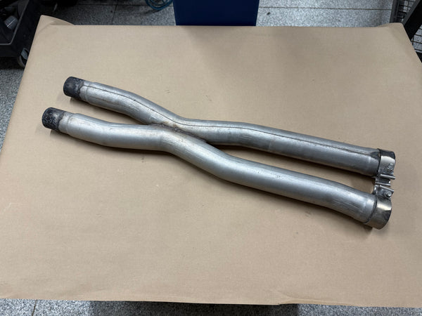 2018-2023 Ford Mustang GT Resonator Delete Unknown Brand X-Pipe - Aftermarket - Image 2