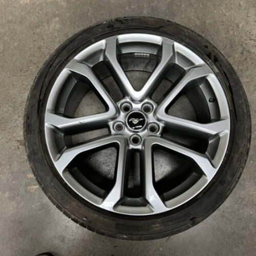 2018-2023 Ford Mustang GT Silver Wheel Rim 20×9 Eagle F1 265/35/20