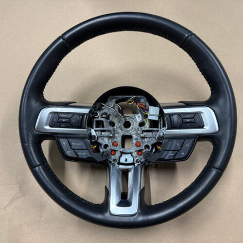 2018-2023 Ford Mustang Leather Steering Wheel Black “Manual”