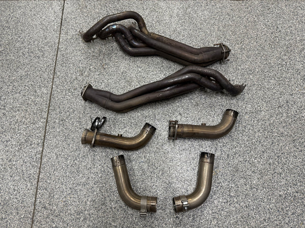 2018-2023 Mustang GT Corsa Performance 3" Long Tube Headers/Offroad Connection Pipes