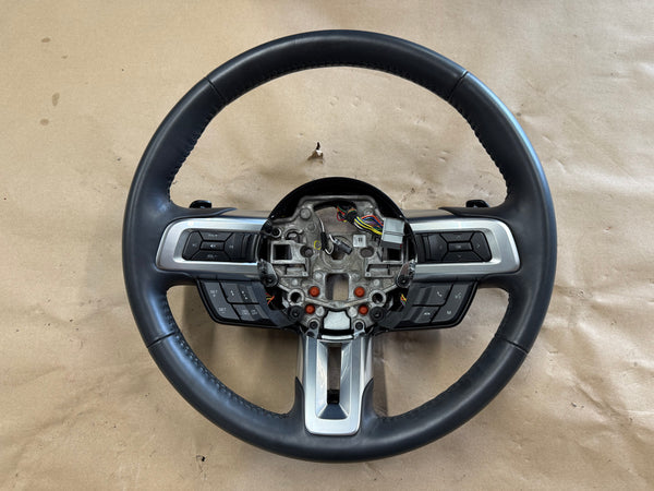 2018-2023 Mustang Leather Steering Wheel Automatic Paddle Shifters - Image 2