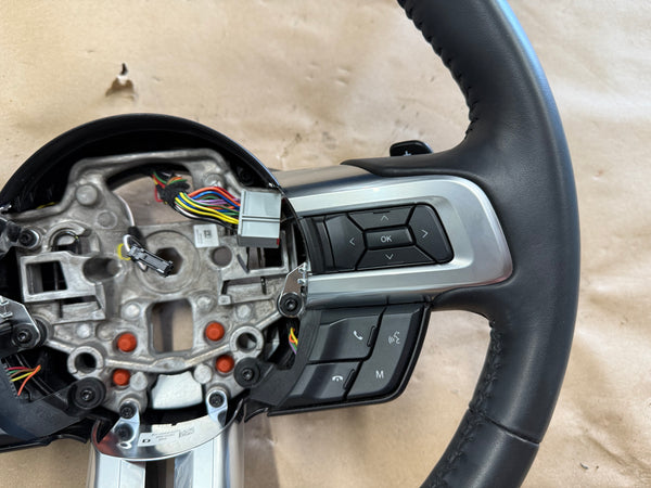 2018-2023 Mustang Leather Steering Wheel Automatic Paddle Shifters - Image 4