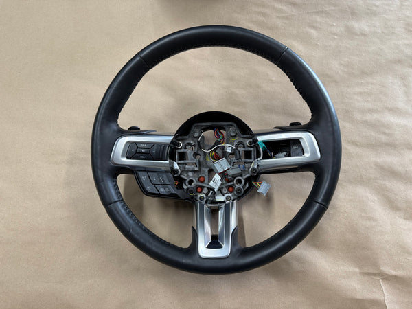 2018-2023 Mustang Leather Steering Wheel Automatic Paddle Shifters Heated - Image 2
