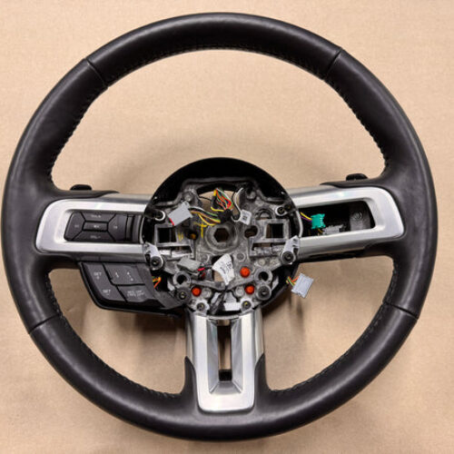 2018-2023 Mustang Leather Steering Wheel Automatic Paddle Shifters Heated 7k mi