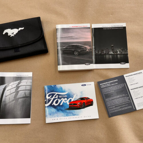 2018 Ford Mustang GT Owners Manual And Literature w/Cover